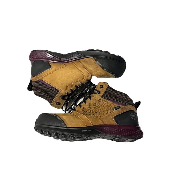 Timberland Pro Leather Women’s Reaxion Comp Toe Work Boots Waterproof Size 10 - Picture 3 of 8